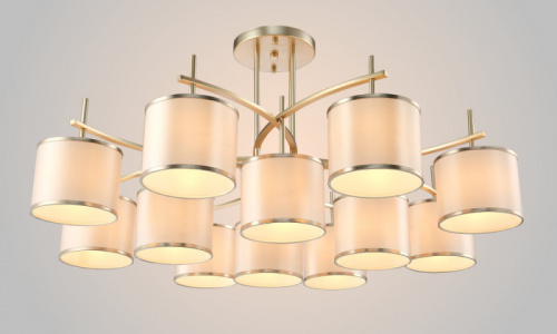 Люстра на штанге Crystal Lux SERGIO PL8+4 GOLD фото 3