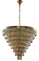 Подвесная люстра Crystal Lux ABIGAIL SP22 D820 GOLD/AMBER
