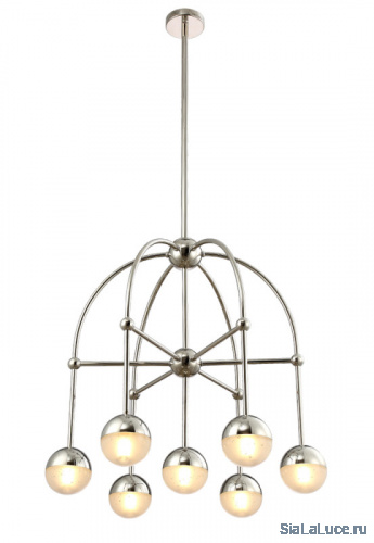 Люстра на штанге Crystal Lux TRUENA SP-PL6+1 NICKEL фото 3
