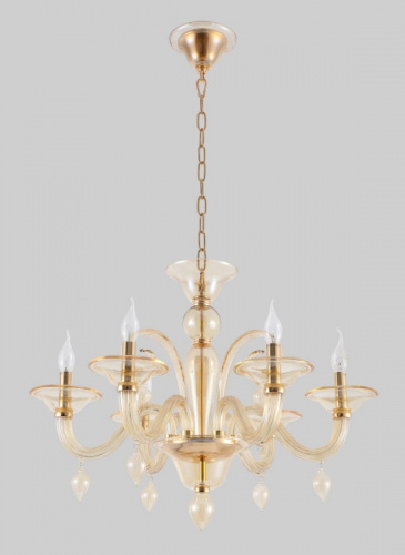 Подвесная люстра Crystal Lux CAETANO SP-PL6 AMBER