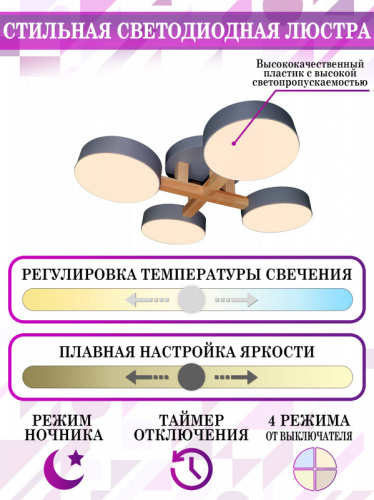 Накладной светильник Natali Kovaltseva LED LAMPS 81330 фото 3