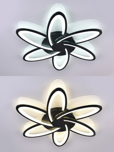 Накладная люстра Natali Kovaltseva HIGH-TECH LED LAMPS 82008 BLACK фото 3