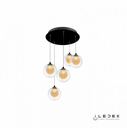 Подвесная люстра iLedex C4457-5R CR фото 4