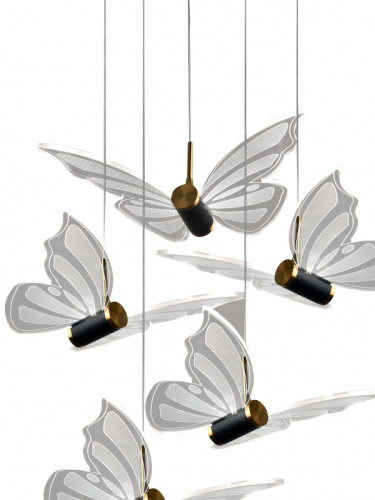 Каскадная люстра Natali Kovaltseva LED LAMPS 81364 GOLD фото 3