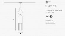 Подвесной светильник Masiero NAPPE N4 V95