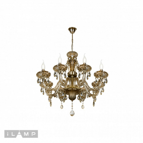 Подвесная люстра iLamp 61079-8 BR фото 3