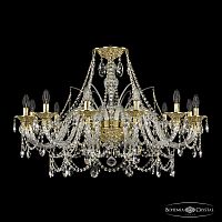 Подвесная люстра Bohemia Ivele Crystal 16111/12/360 G