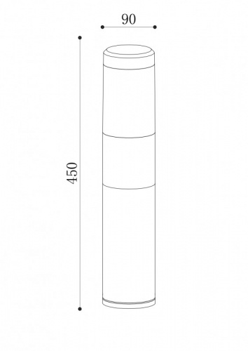 Садовый светильник Maytoni O590FL-L8B4K фото 3
