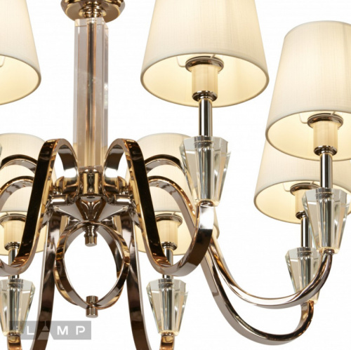 Подвесная люстра iLamp P2424-8 Nickel фото 5