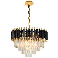 Подвесная люстра Natali Kovaltseva DARIAN 76017/10C GOLD BLACK