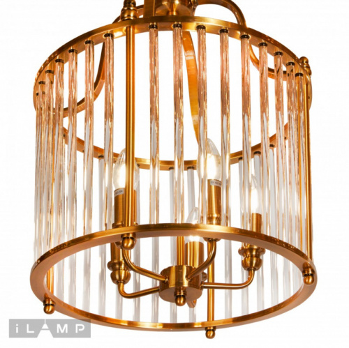 Подвесная люстра iLamp P2437-5 Bronze фото 5