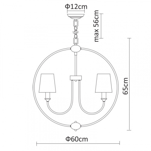 Подвесная люстра ARTE Lamp A9022SP-5CC фото 5