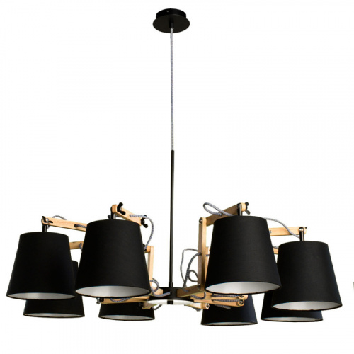 Люстра на штанге ARTE Lamp A5700LM-8BK фото 7