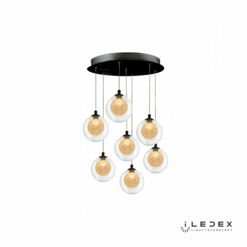 Подвесная люстра iLedex C4457-7R CR фото 3