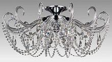 Накладная люстра Crystal Lux IMPERIA PL6 CHROME/TRANSPARENTE