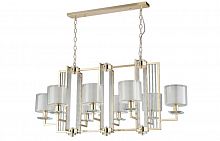 Подвесная люстра Crystal Lux NICOLAS SP8 L1000 GOLD/WHITE