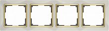 Рамка Werkel WL03-Frame-04-ivory-GD (слоновая кость/золото)