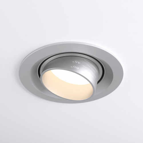 Встраиваемый светильник Elektrostandard 9919 LED 10W 4200K серебро
