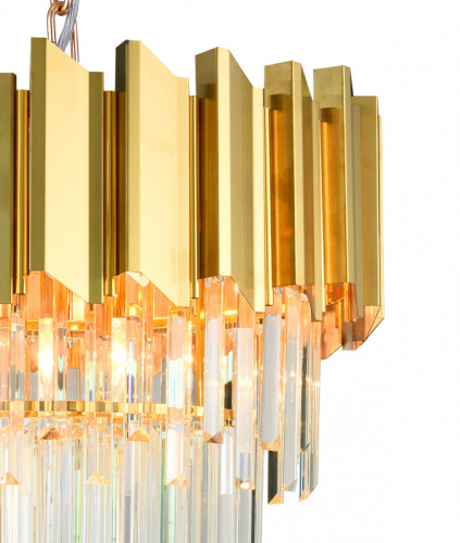 Каскадная люстра Natali Kovaltseva DELTA 79005/8C BRASS фото 3