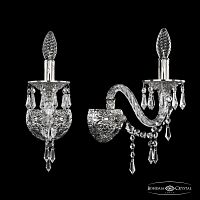 Бра Bohemia Ivele Crystal 16103B/1/165 Ni