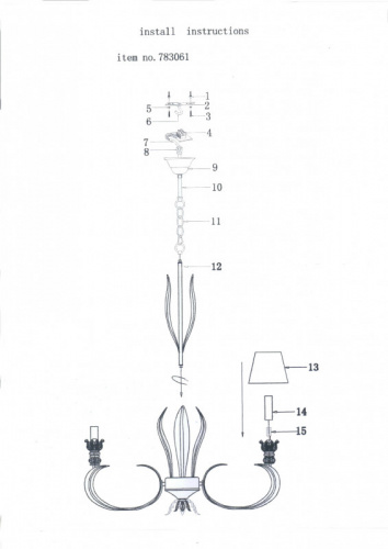 Подвесная люстра Lightstar 783061 фото 11