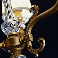 Настольная лампа Italamp 730/LT trasparente/ponge-beige/OA