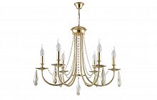 Подвесная люстра Crystal Lux VICTORIA SP6 GOLD/AMBER