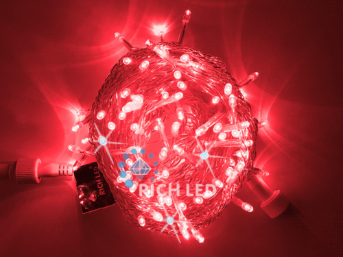 Светодиодная гирлянда Rich LED RL-S10CF-220V-T/R