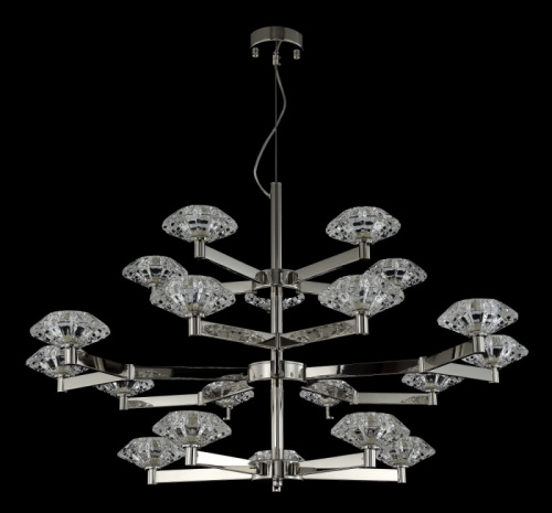 Подвесная люстра Crystal Lux REBECA SP5+10+5 NICKEL фото 4
