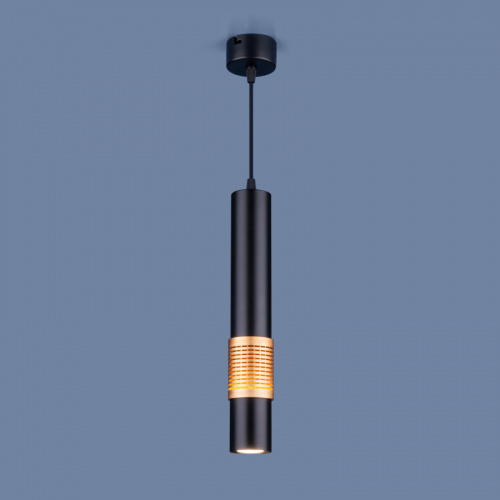 Подвесной светильник Elektrostandard DLN001 MR16 9W 4200K черный матовый/золото
