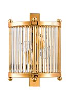 Бра Crystal Lux TADEO AP2 GOLD/TRANSPARENTE
