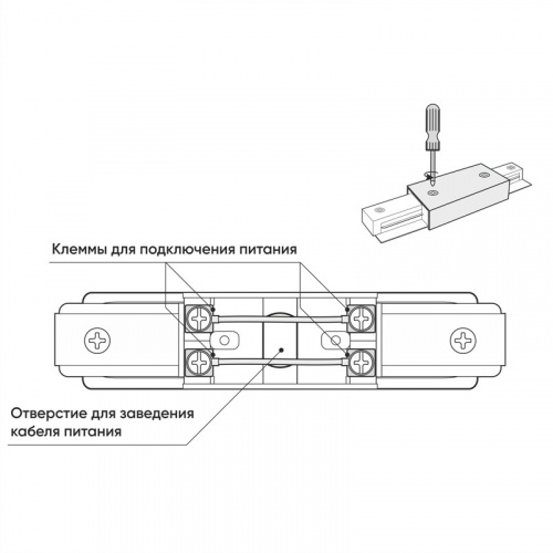 Коннектор Denkirs TR1008-WH фото 3
