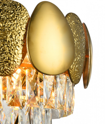 Каскадная люстра Natali Kovaltseva CHIC 81437/6C GOLD фото 4