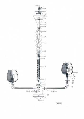 Подвесная люстра Lightstar 706082 фото 9