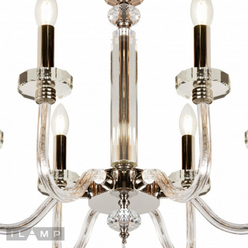 Подвесная люстра iLamp P9474-6 Nickel фото 4