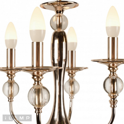 Подвесная люстра iLamp 1030-4 GD фото 4
