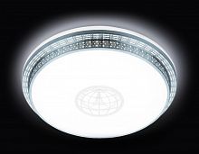 Накладной светильник Ambrella Light F128 WH SL 72W D500