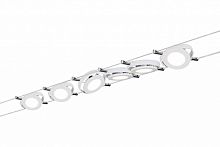 Струнная система Paulmann RoundMac 6x4Вт LED 2700К 230/12В Белый Металл/Пластик 94106 Paulmann Paulmann 94106