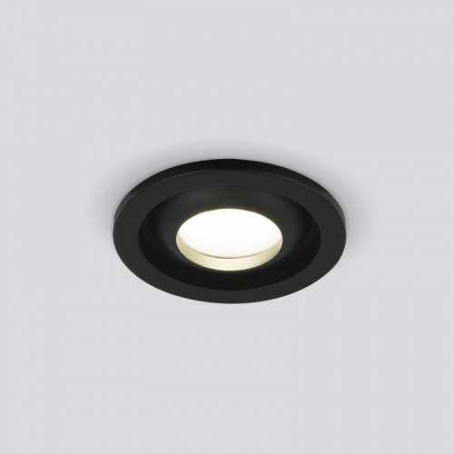 Встраиваемый светильник Elektrostandard 25022/LED 5W 4200K BK черный